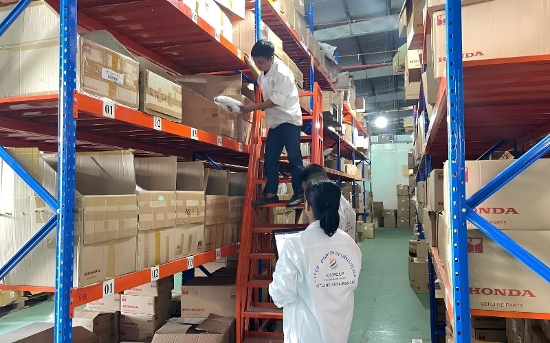  Spare parts inventory is always updated in real time